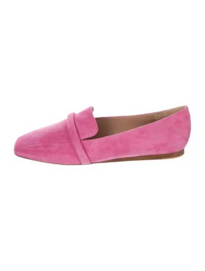 Pre-owned Veronica Beard Suede Loafers In Pink