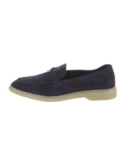 Pre-owned Veronica Beard Suede Loafers W/ Tags In Blue
