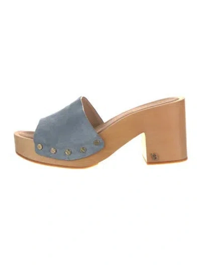 Pre-owned Veronica Beard Suede Mules