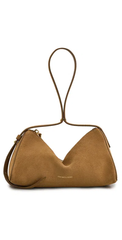 Veronica Beard Suede Prism Shoulder Bag Acorn