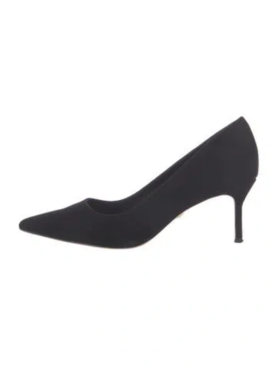 Pre-owned Veronica Beard Suede Pumps In Black