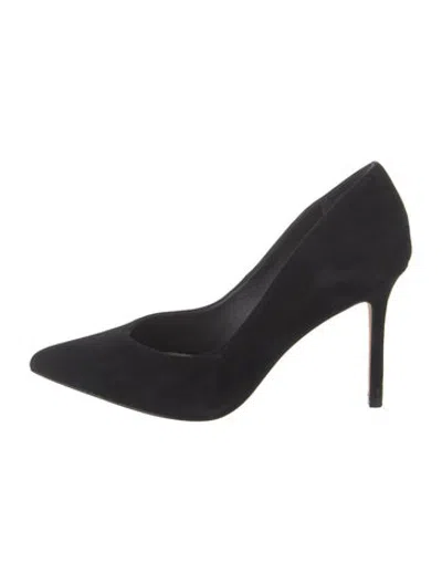 Pre-owned Veronica Beard Suede Pumps In Black