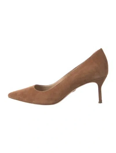 Pre-owned Veronica Beard Suede Pumps In Brown