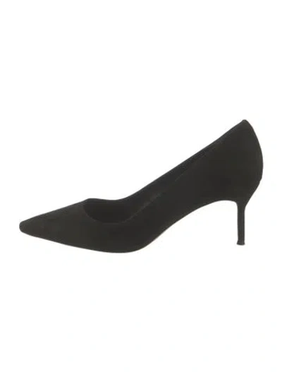 Pre-owned Veronica Beard Suede Pumps In Green