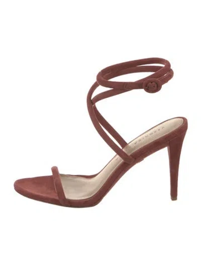 Pre-owned Veronica Beard Suede Sandals In Pink