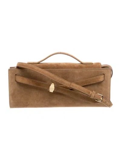 Pre-owned Veronica Beard Suede Shoulder Bag In Brown