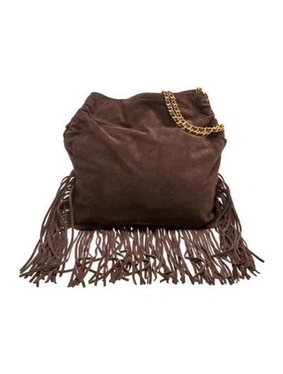 Pre-owned Veronica Beard Suede Shoulder Bag In Brown