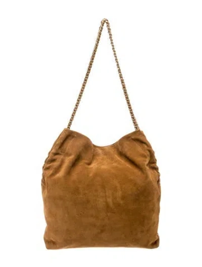 Pre-owned Veronica Beard Suede Shoulder Bag In Brown