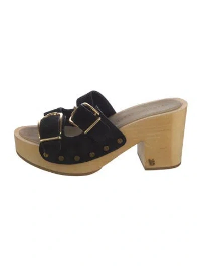 Pre-owned Veronica Beard Suede Slides