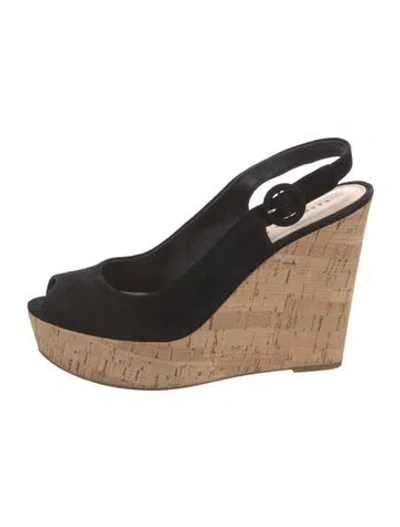 Pre-owned Veronica Beard Suede Slingback Sandals