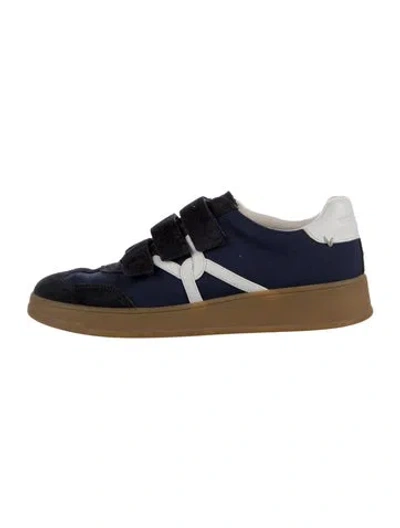 Pre-owned Veronica Beard Suede Sneakers In Blue