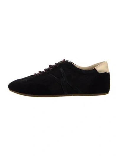 Pre-owned Veronica Beard Suede Sneakers In Multi