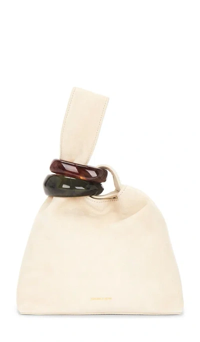 Veronica Beard Suede Swing Bag In Brown