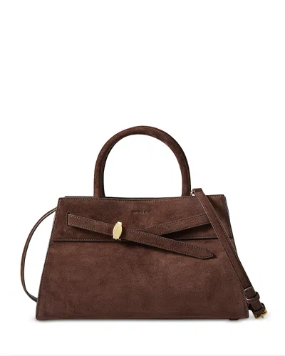VERONICA BEARD SUEDE TOP HANDLE BAG