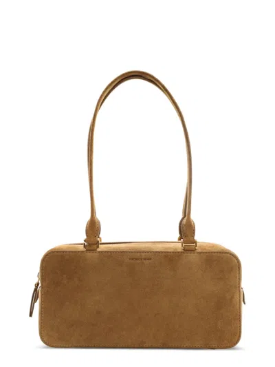 Veronica Beard Suede Tote Bag In Brown