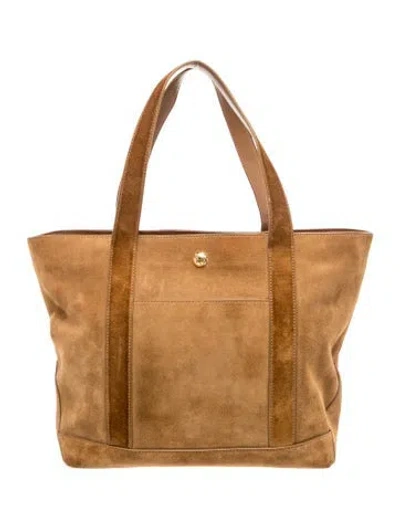 Pre-owned Veronica Beard Suede Tote In Brown