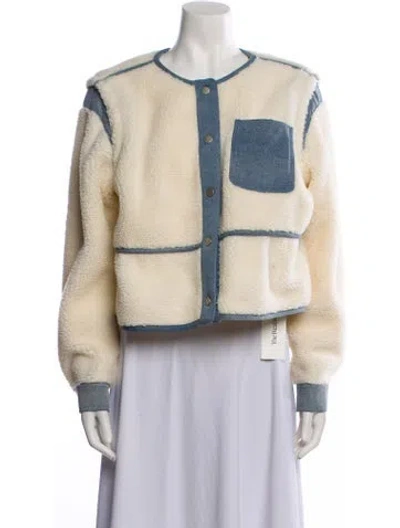 Pre-owned Veronica Beard Surrey Tweed Pattern Evening Jacket W/ Tags In Neutral