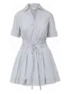 Veronica Beard Susan Striped Dress In Gray