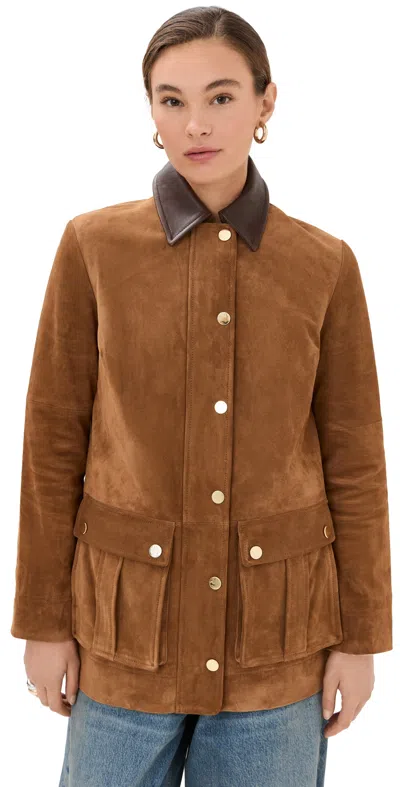 Veronica Beard Suz Dickey Coat Whisky