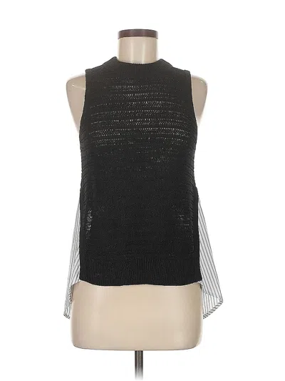 Pre-owned Veronica Beard Sweater Vest In Black