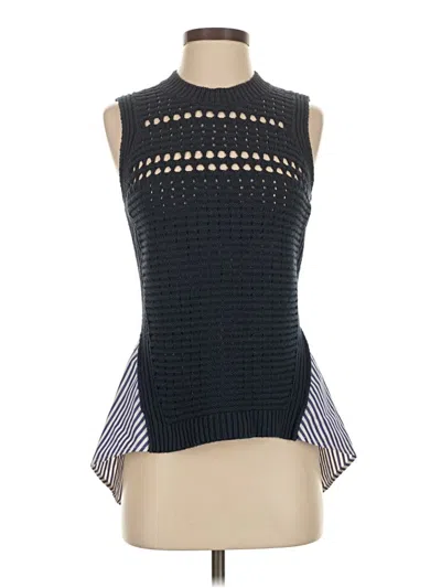 Pre-owned Veronica Beard Sweater Vest In Blue