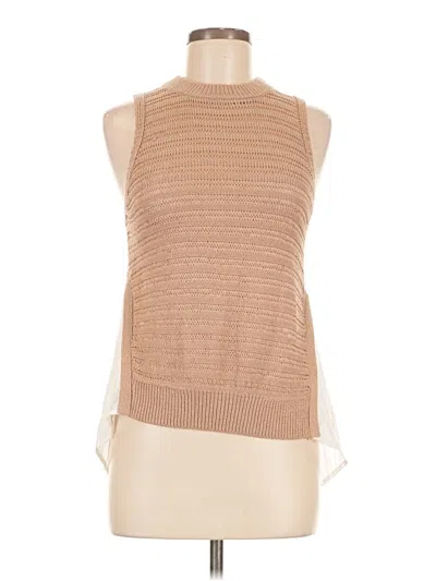Pre-owned Veronica Beard Sweater Vest In Brown