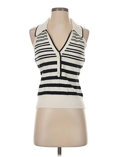 Pre-owned Veronica Beard Sweater Vest In Ivory