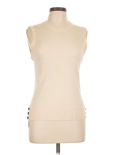 Pre-owned Veronica Beard Sweater Vest In White