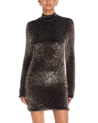 Veronica Beard Sylee Long Sleeve Mini Dress In Black