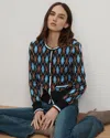 Veronica Beard Sylvane Argyle Cardigan In Multi
