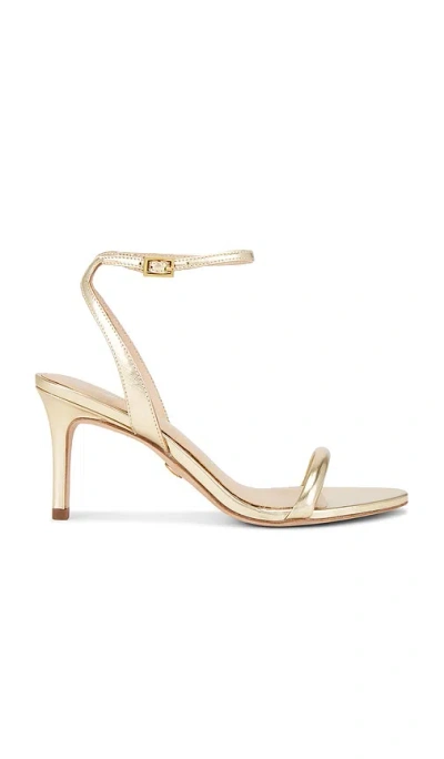 Veronica Beard Sylvie 75 Heel In Metallic Gold