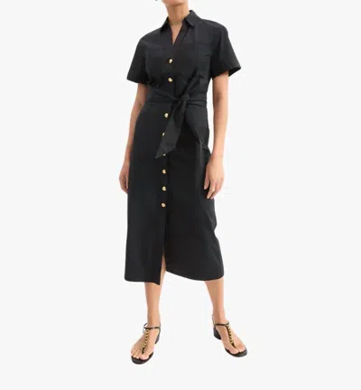 Veronica Beard Tabby Midi Dress In Black