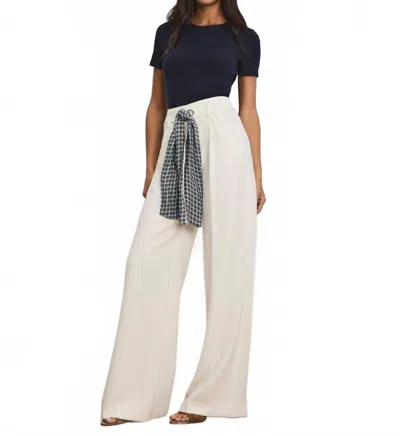 Veronica Beard Tai Pant In Dove In White