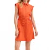 Veronica Beard Talulah Dress In Persimmon In Orange