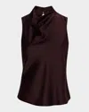 Veronica Beard Tam Top In Brown