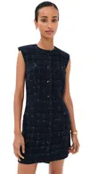 Veronica Beard Tamara Sleeveless Minidress In Multi
