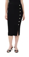 Veronica Beard Tanner Knit Skirt In Black In Black