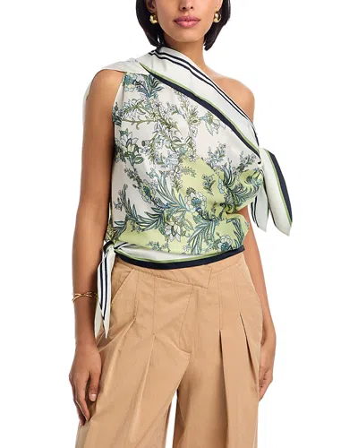 Veronica Beard Tari Top In Green