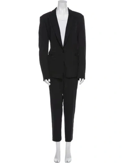 Pre-owned Veronica Beard Tassel Accents Pantsuit In Black