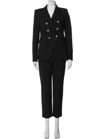 Pre-owned Veronica Beard Tassel Accents Pantsuit In Black