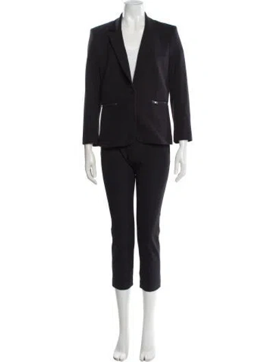 Pre-owned Veronica Beard Tassel Accents Pantsuit In Purple