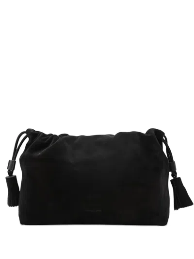 Veronica Beard Tassel-drawstring Bag In Black