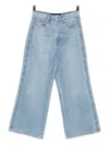Veronica Beard Taylor Cropped Jeans In Blue