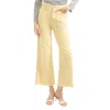 Veronica Beard Taylor Cropped Wide-leg Jean In Chamomile In Black