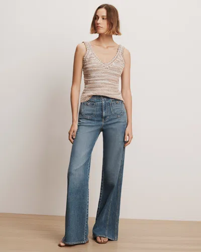 Veronica Beard Taylor Godet Wide-leg Jean