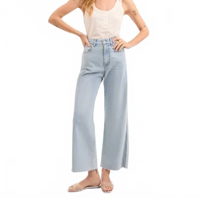 Veronica Beard Taylor High Rise Jeans In Pale Stone In Blue
