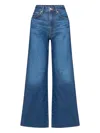 Veronica Beard Kasey High Rise Wide Leg Jeans In Dusted Glare In Blue