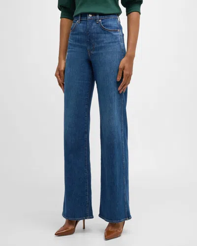 VERONICA BEARD TAYLOR HIGH-RISE WIDE-LEG JEANS