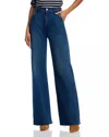 Veronica Beard Taylor High Rise Wide Leg Jeans In Northern Lights In Blue
