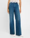 Veronica Beard Taylor High-rise Wide-leg Jeans In Northern Lights